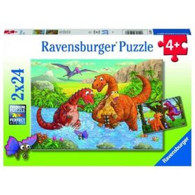 Ravensburger 050307 Dinozorlar 2x24 Parça Puzzle