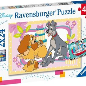 Ravensburger 050871 2x24 Parça Walt Disney Favori Hayvanlar Puzzle