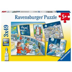 Ravensburger 050888 3x49 Parça Tom'la Uzayda Puzzle