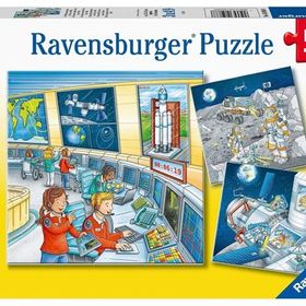 Ravensburger 050888 3x49 Parça Tom'la Uzayda Puzzle