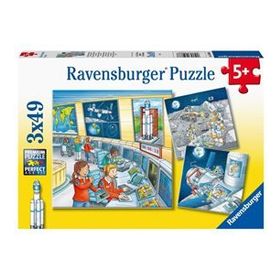 Ravensburger 050888 3x49 Parça Tom'la Uzayda Puzzle
