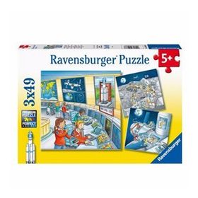Ravensburger 050888 3x49 Parça Tom'la Uzayda Puzzle