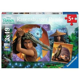 Ravensburger 050987 3x49 Parça WD Raya Puzzle