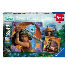 Ravensburger 050987 3x49 Parça WD Raya Puzzle