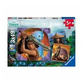 Ravensburger 050987 3x49 Parça WD Raya Puzzle