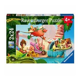 Ravensburger 051267 2x24 Parça Puzzle Gigantosaurus