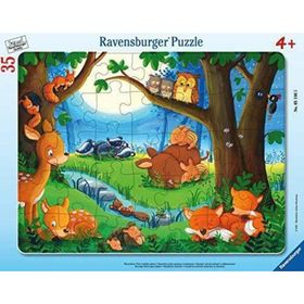 Ravensburger 051465 35 Parça Büyük Çerçeveli Hayvancıklar Puzzle