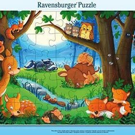Ravensburger 051465 35 Parça Büyük Çerçeveli Hayvancıklar Puzzle