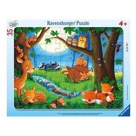 Ravensburger 051465 35 Parça Büyük Çerçeveli Hayvancıklar Puzzle