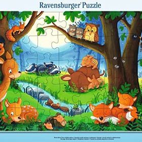 Ravensburger 051465 35 Parça Büyük Çerçeveli Hayvancıklar Puzzle