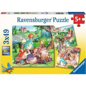Ravensburger 055647 3x49 Parça Küçük Prensesler Puzzle