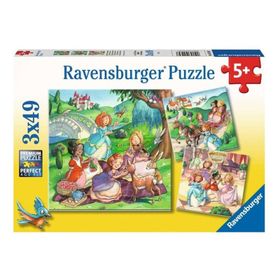 Ravensburger 055647 3x49 Parça Küçük Prensesler Puzzle