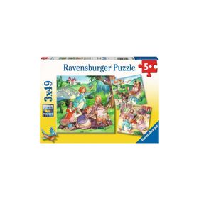 Ravensburger 055647 3x49 Parça Küçük Prensesler Puzzle
