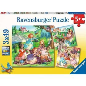 Ravensburger 055647 3x49 Parça Küçük Prensesler Puzzle