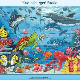 Ravensburger 055661 30 Parça Büyük Çerçeveli Deniz Altında Puzzle