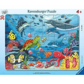 Ravensburger 055661 30 Parça Büyük Çerçeveli Deniz Altında Puzzle
