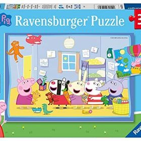 Ravensburger 055746 Peppa Pig Macerada 2x12 Parçalı Puzzle
