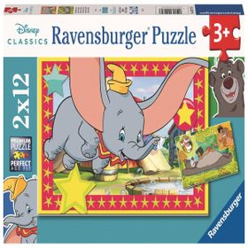 Ravensburger 055753 2x12 Parça Walt Disney Hayvanlar Puzzle