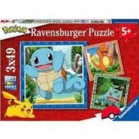 Ravensburger 055869 3x49 Parça Pokemon Puzzle