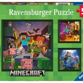 Ravensburger 056217 Minecraft 3x49 Parça Puzzle