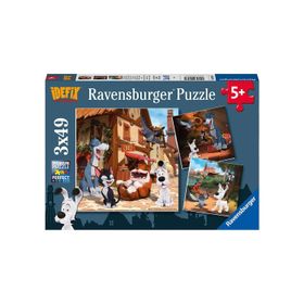 Ravensburger 056262 3x49 Parça Idefix Puzzle