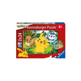 Ravensburger 056682 2x24 Parça Pokemon Puzzle