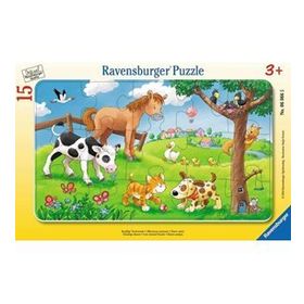 Ravensburger 060665 15 Parça Cuddly Friends Puzzle