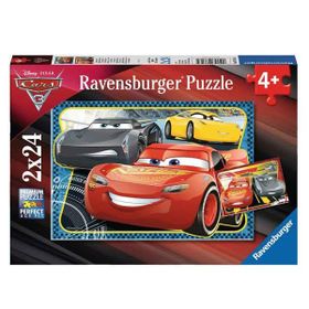Ravensburger 078165 WD Cars 2x24 Parça Puzzle