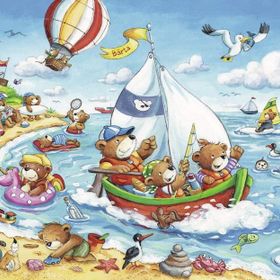 Ravensburger 078295 Seaside Holiday 2x24 Parça Puzzle