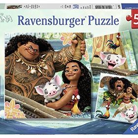 Ravensburger 080045 Moana 3X49 Parça Puzzle