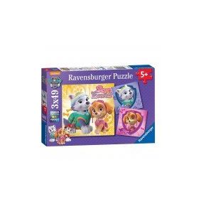 Ravensburger 080083 Paw Patrol Skye 3x49 Parça Puzzle