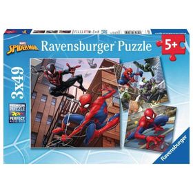 Ravensburger 080250 Spiderman 3x49 Parça Puzzle