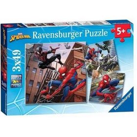 Ravensburger 080250 Spiderman 3x49 Parça Puzzle