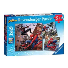 Ravensburger 080250 Spiderman 3x49 Parça Puzzle