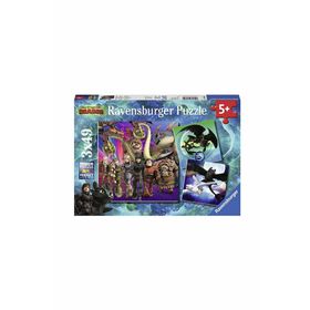 Ravensburger 080649 3x49 Parçalı Dragons Puzzle
