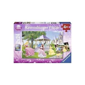 Ravensburger 088652 Disney Büyülü Prensesler 2X24 Parça Çocuk Puzzle
