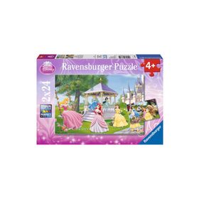 Ravensburger 088652 Disney Büyülü Prensesler 2X24 Parça Çocuk Puzzle