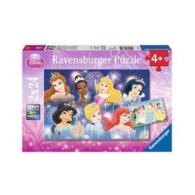 Ravensburger 088720 2x24 Prensesler Puzzle