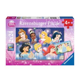 Ravensburger 088720 2x24 Prensesler Puzzle