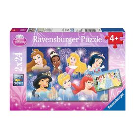 Ravensburger 088720 2x24 Prensesler Puzzle