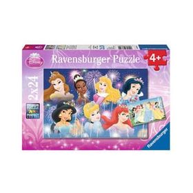 Ravensburger 088720 2x24 Prensesler Puzzle