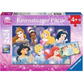Ravensburger 088720 2x24 Prensesler Puzzle
