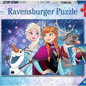 Ravensburger 090747 Frozen Kuzey Işıkları 2x24 Parça Puzzle