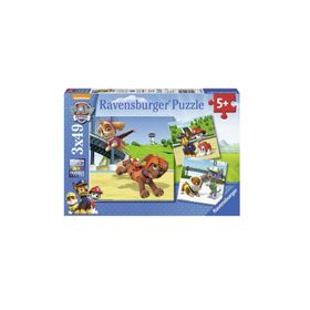 Ravensburger 092390 3x49 Parça Paw Petrol Puzzle