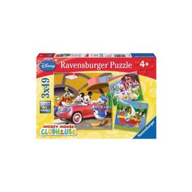 Ravensburger 092475 Mickey Club House 3X49 Parçalı Puzzle