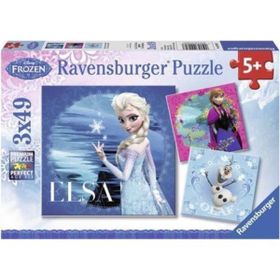 Ravensburger 092697 3x49 Parça Walt Disney Frozen Puzzle