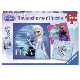 Ravensburger 092697 3x49 Parça Walt Disney Frozen Puzzle