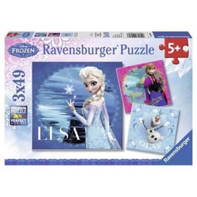 Ravensburger 092697 3x49 Parça Walt Disney Frozen Puzzle