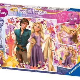 Ravensburger 093465 Rapunzel 3x49 Parça Puzzle