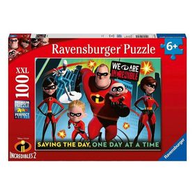 Ravensburger 100 Parça Walt Disney İnanılmaz Aile 2 - 107162 Puzzle